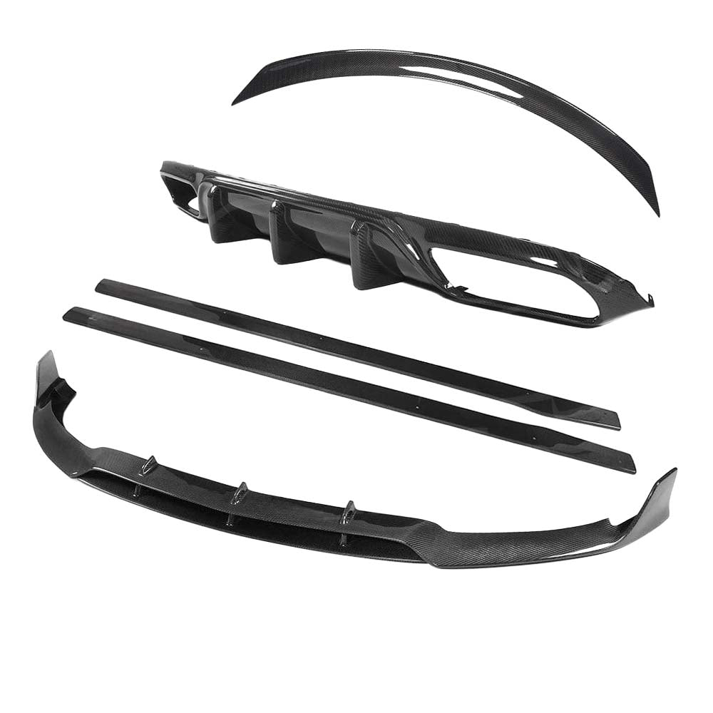 MERCEDES C63 W205 2015-2018 PRE-FACELIFT COUPE FULL CARBON FIBRE KIT - V1