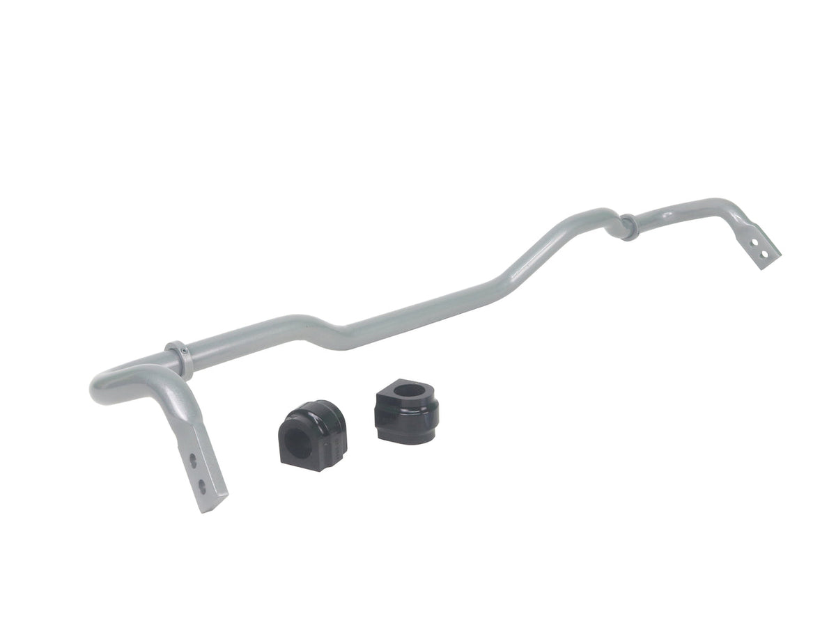 Whiteline rear anti-roll bar kit for Audi S3 RS3 and VW Golf Mk7 R, 24mm heavy-duty blade, adjustable for improved handling.