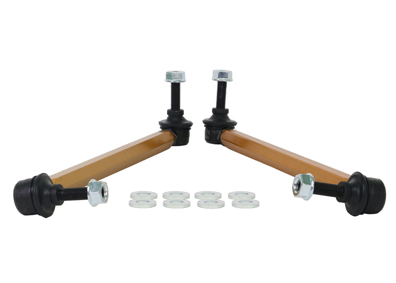 Nineteen72 Performance Whiteline front axle anti-roll bar link assembly for F87 M2 and M2 Competition, drop link component.
