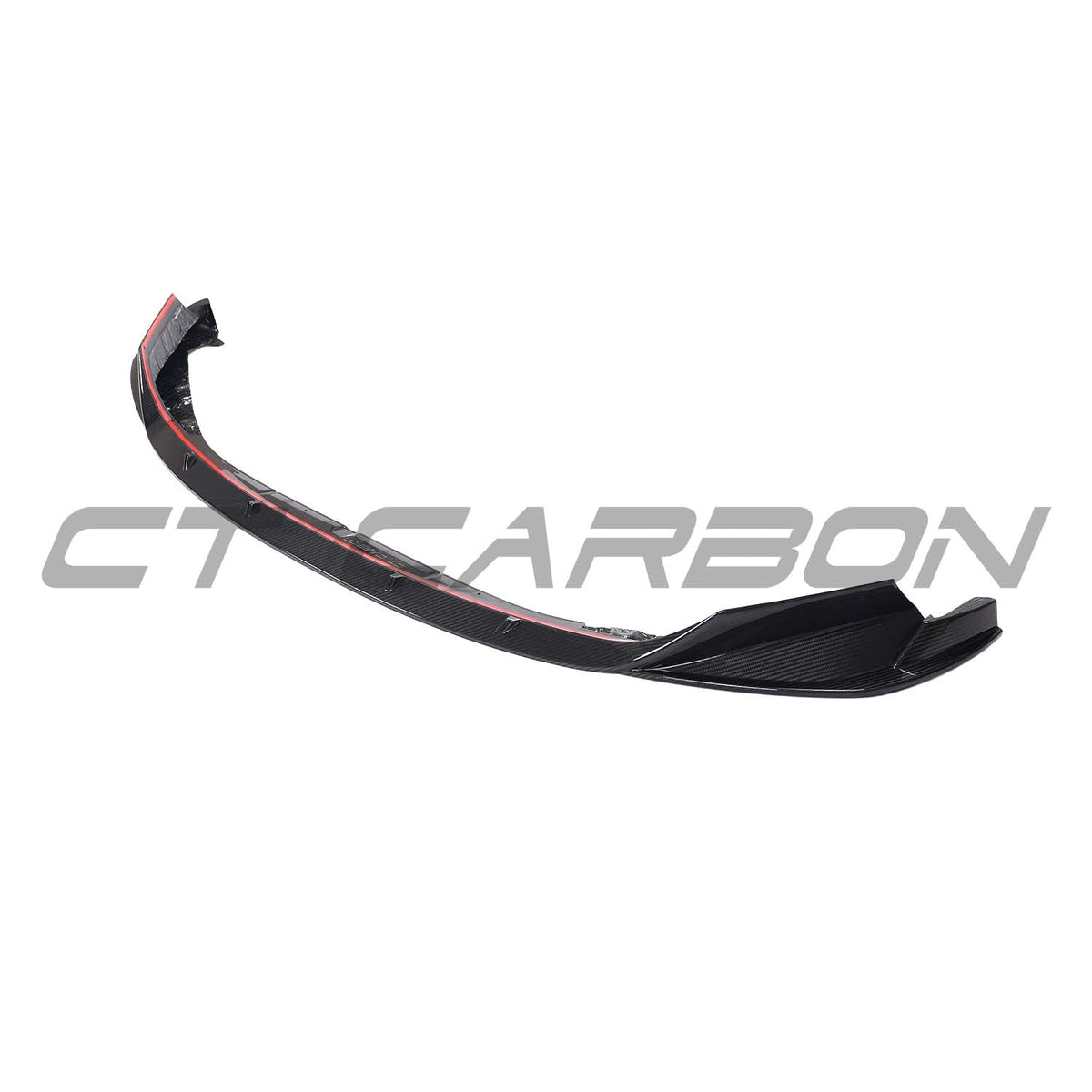 BMW G80 M3 full carbon fibre kit by CT Carbon, featuring front splitter and aerodynamic components on a sleek car.
