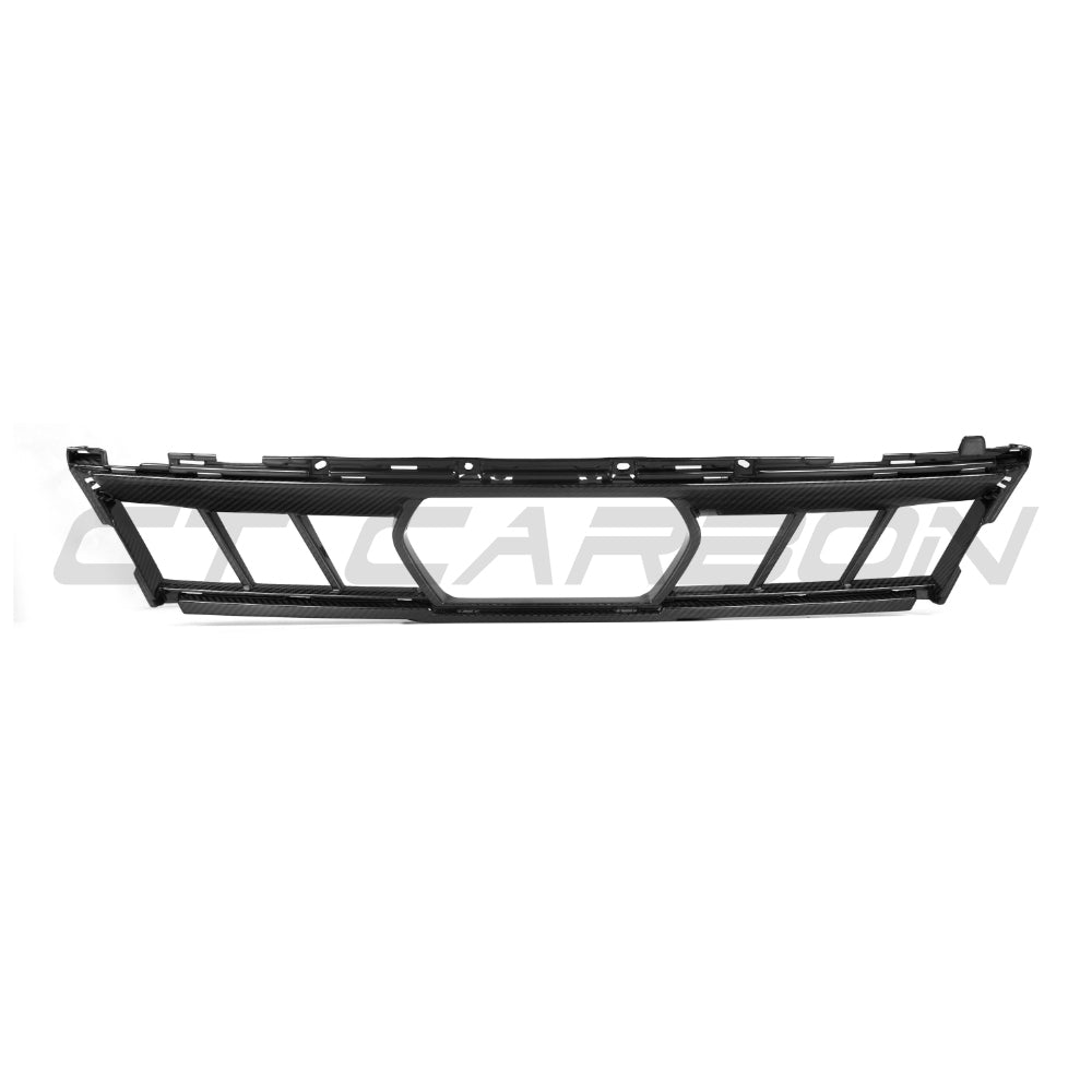 BMW G05 X5 LCI 2023 full carbon fiber kit by CT Carbon, showing detailed panels and components on a sleek vehicle.