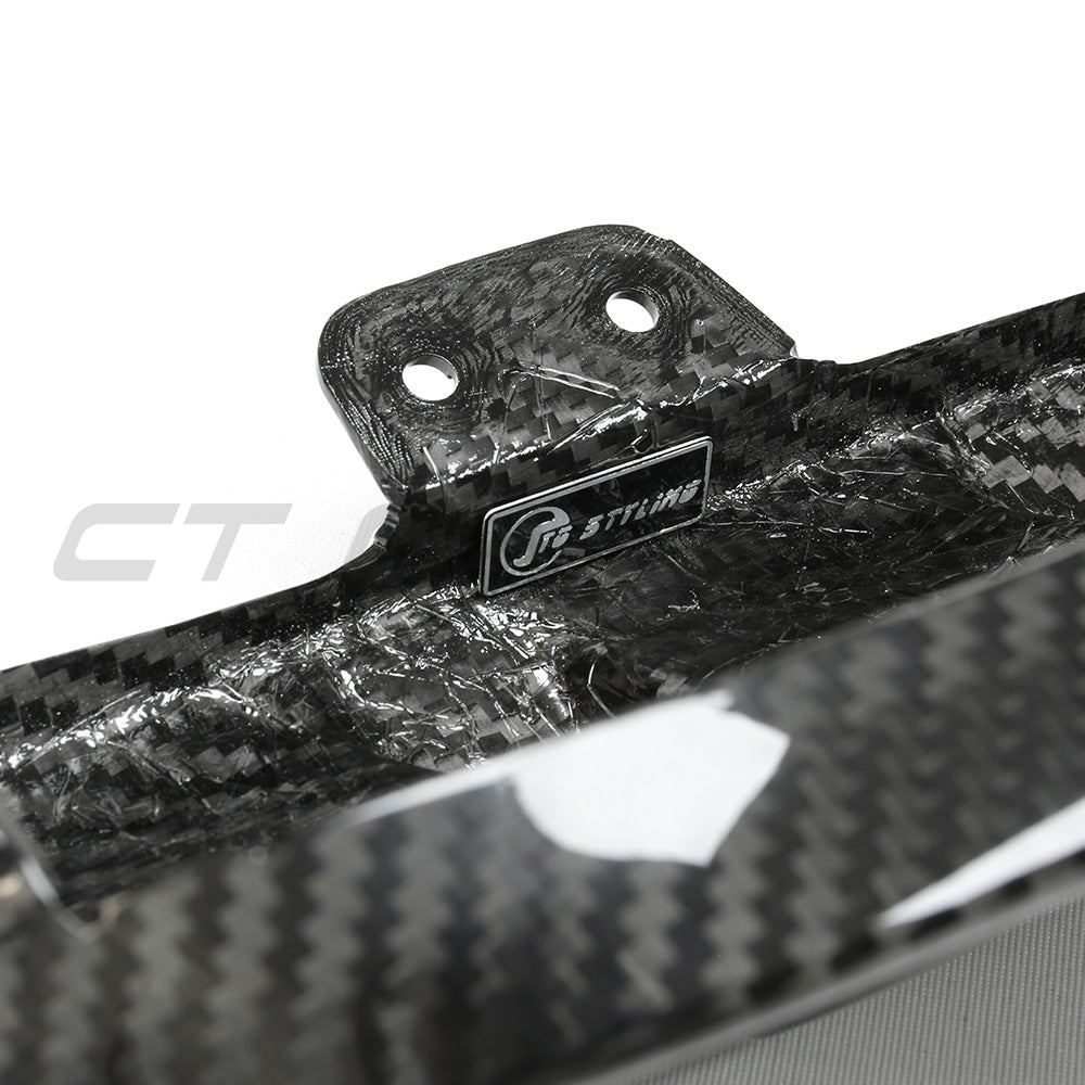BMW G05 X5 LCI 2023 full carbon fibre kit by CT Carbon, showcasing sleek carbon fibre components on the vehicle.