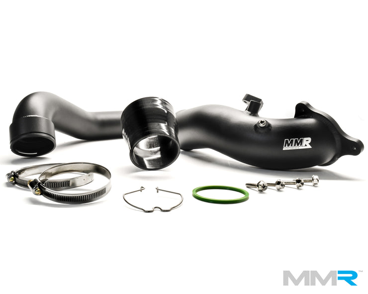 MMX Performance BMW B58 chargepipe kit hoses for M140i, M240i, 340i, and 440i models, high-quality performance hoses.