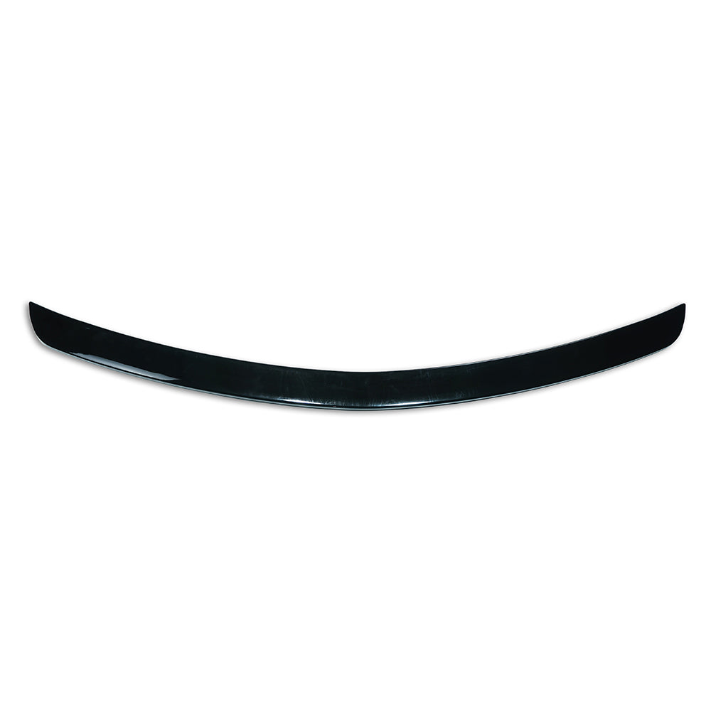 Carbon fiber spoiler for Mercedes C-Class C63 Saloon W205 (2014-2021) by CT Carbon, shown mounted on the vehicle in black.