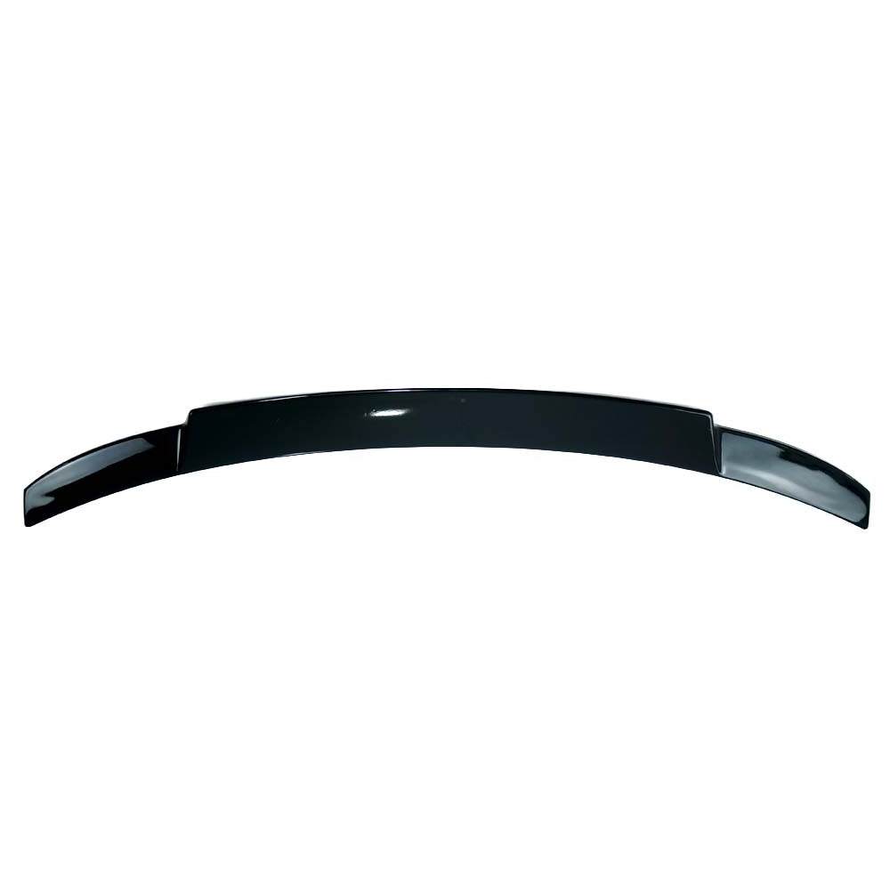 BMW F22 2 Series 2014-2020 CT Carbon gloss black spoiler mounted on the vehicle's rear for aerodynamic enhancement.