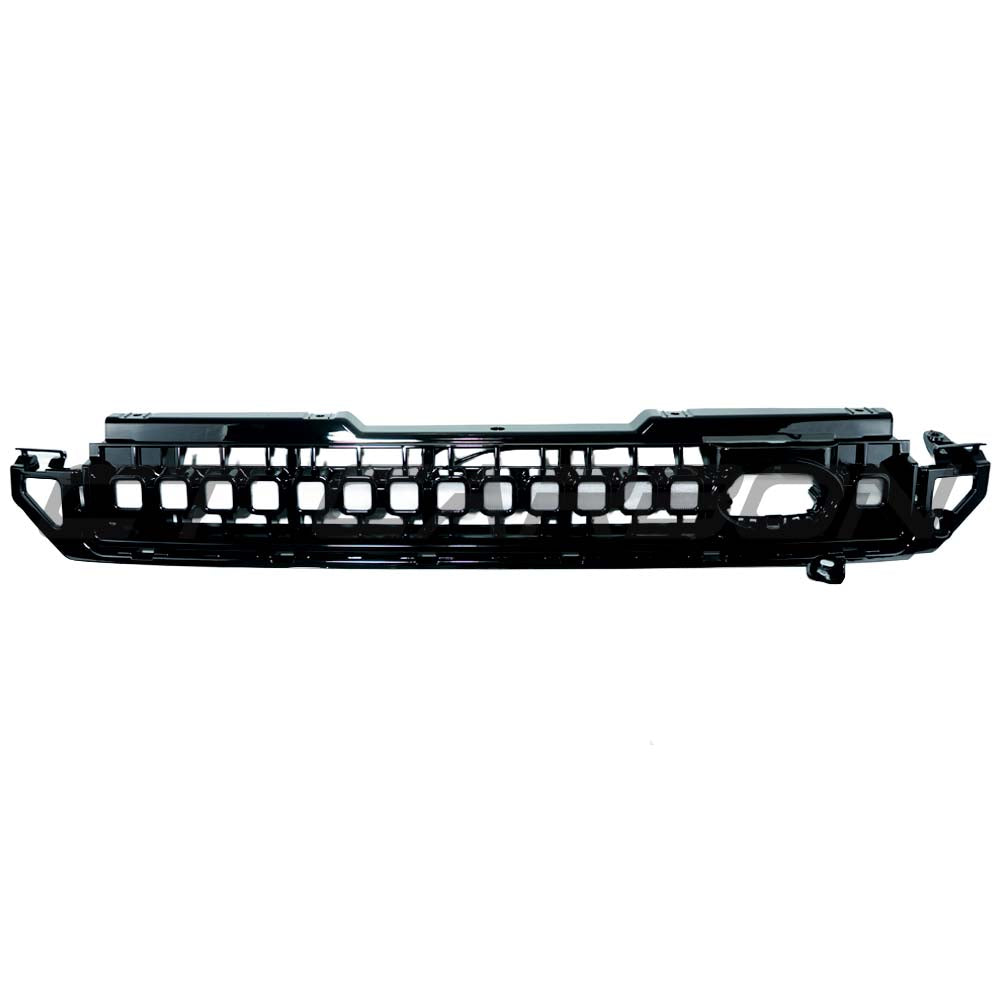 Yellow LED grille for Land Rover Defender L663 2019+ by CT Carbon, showcasing a sleek, modern design with bright LED accents.