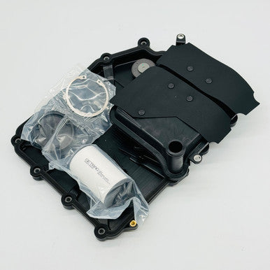 Genuine BMW F80 F82 F87 DCT gearbox service kit with tools and components for F8x series vehicles, including clutch and fluid parts.