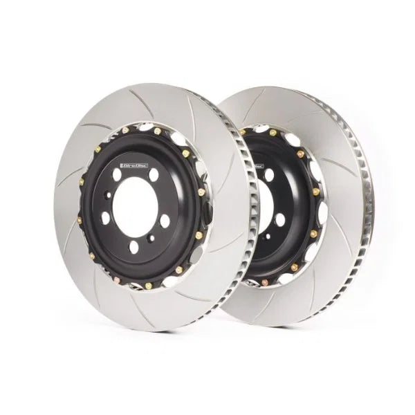 Girodisc front 2-piece brake disc set for BMW G87 M2, G80 M3, G82 M4, 380mm, high-performance brake discs, visible vented design.