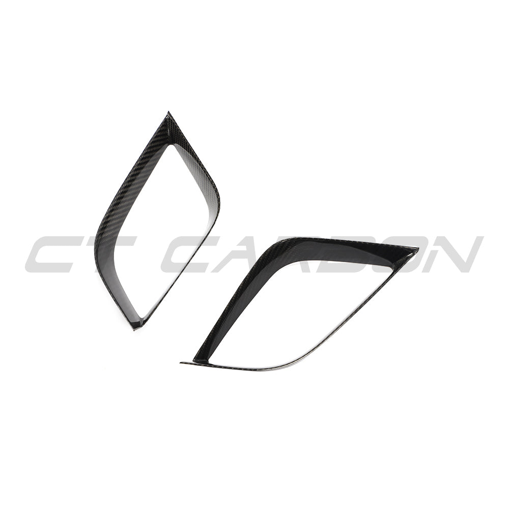 CT Carbon Porsche 911 991.2 GTS 2017-2019 carbon fibre bumper trim accessory showing close-up of sleek, lightweight design