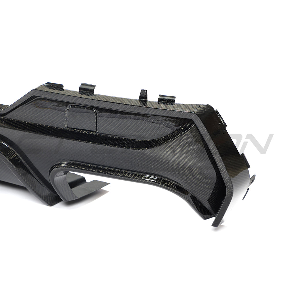 BMW G22 4 Series 2020+ carbon fibre kit by CT Carbon, showing the sleek, lightweight carbon fibre components for the vehicle.