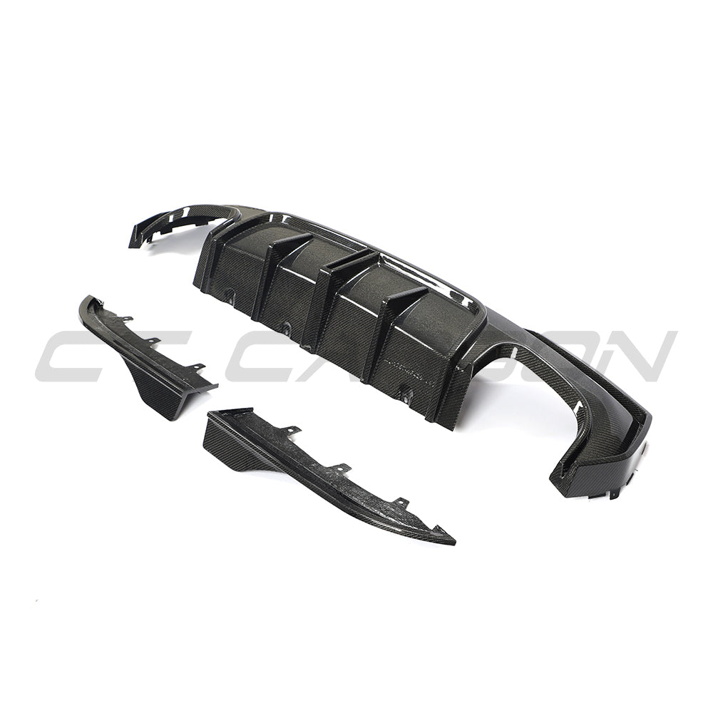 BMW G22 4 Series 2020+ carbon fibre kit by CT Carbon, featuring sleek carbon fibre components for enhanced style and performance.