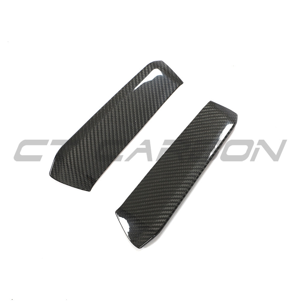 CT Carbon Audi RS3 8Y 2022-2024 carbon fibre front bumper corners, car accessories, lightweight and durable.