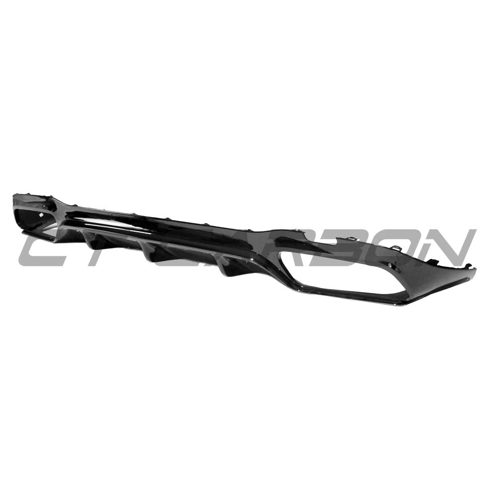 MERCEDES W213 2017-2020 E-CLASS GLOSS BLACK DIFFUSER & TIPS