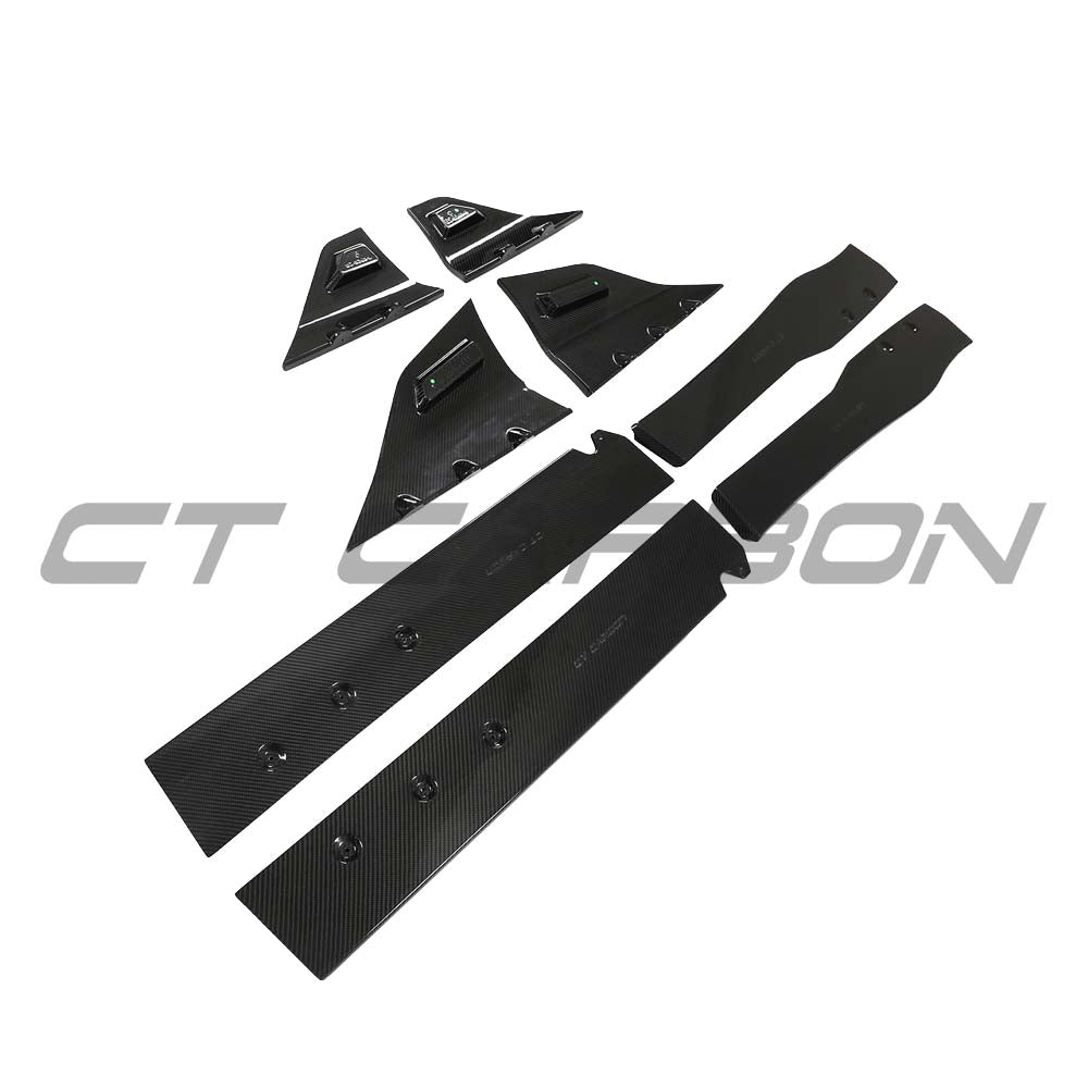 CT Carbon McLaren 720S full carbon kit installed, showcasing lightweight carbon fiber panels on the car's exterior.