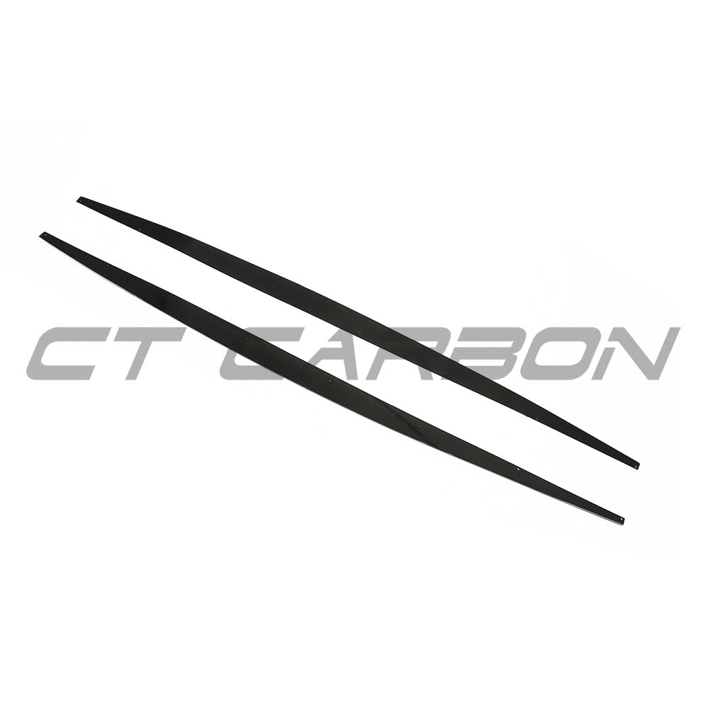 BMW F20/F21 1 Series LCI twin left gloss black kit by CT Carbon, showcasing sleek black exterior accents and precise fit.
