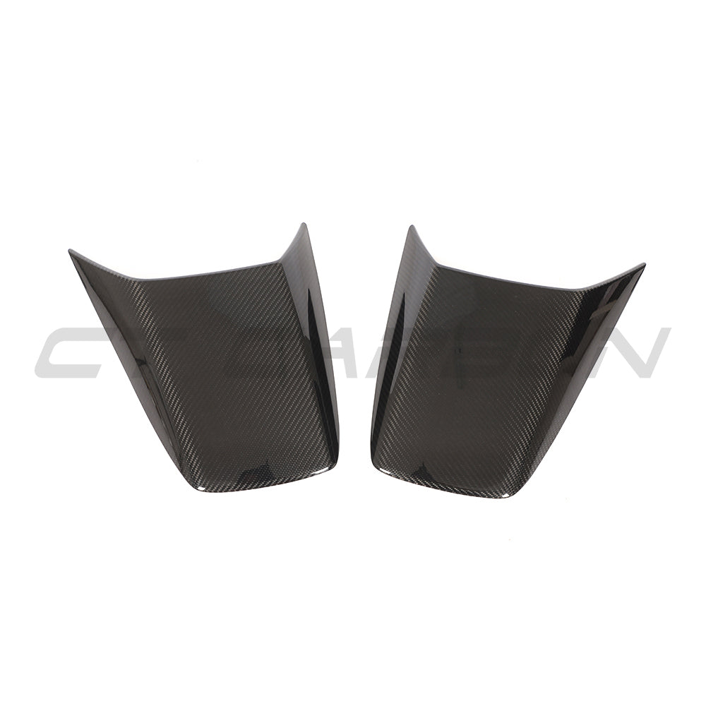CT Carbon Porsche 911 991.2 GT3 2017-2021 carbon fibre rear scoop covers for enhanced aerodynamics and sporty appearance.