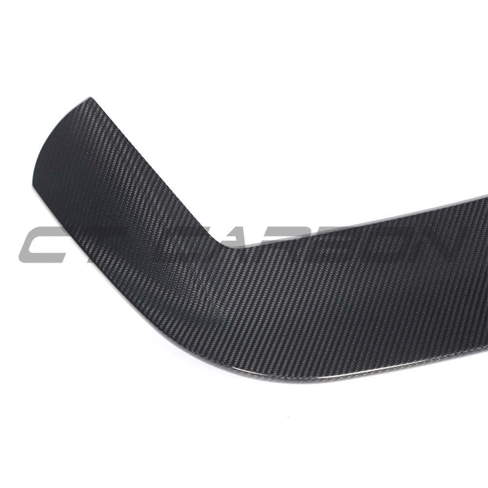 CT Carbon sportback spoiler for Audi A3/S3/RS3 8Y 2022+ in carbon fibre, shown on the rear of the vehicle.