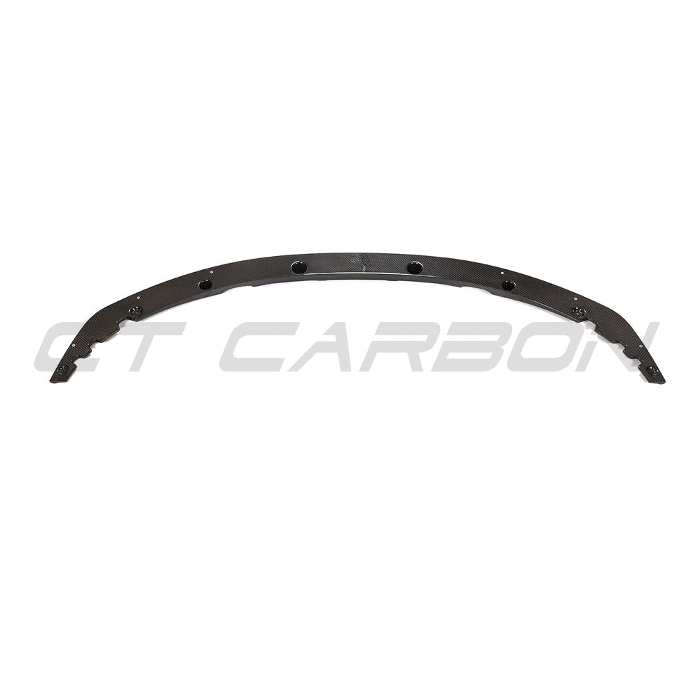 BMW G22 4 Series 2020+ carbon fiber kit by CT Carbon, featuring V6 components, displayed on a vehicle with close-up details.