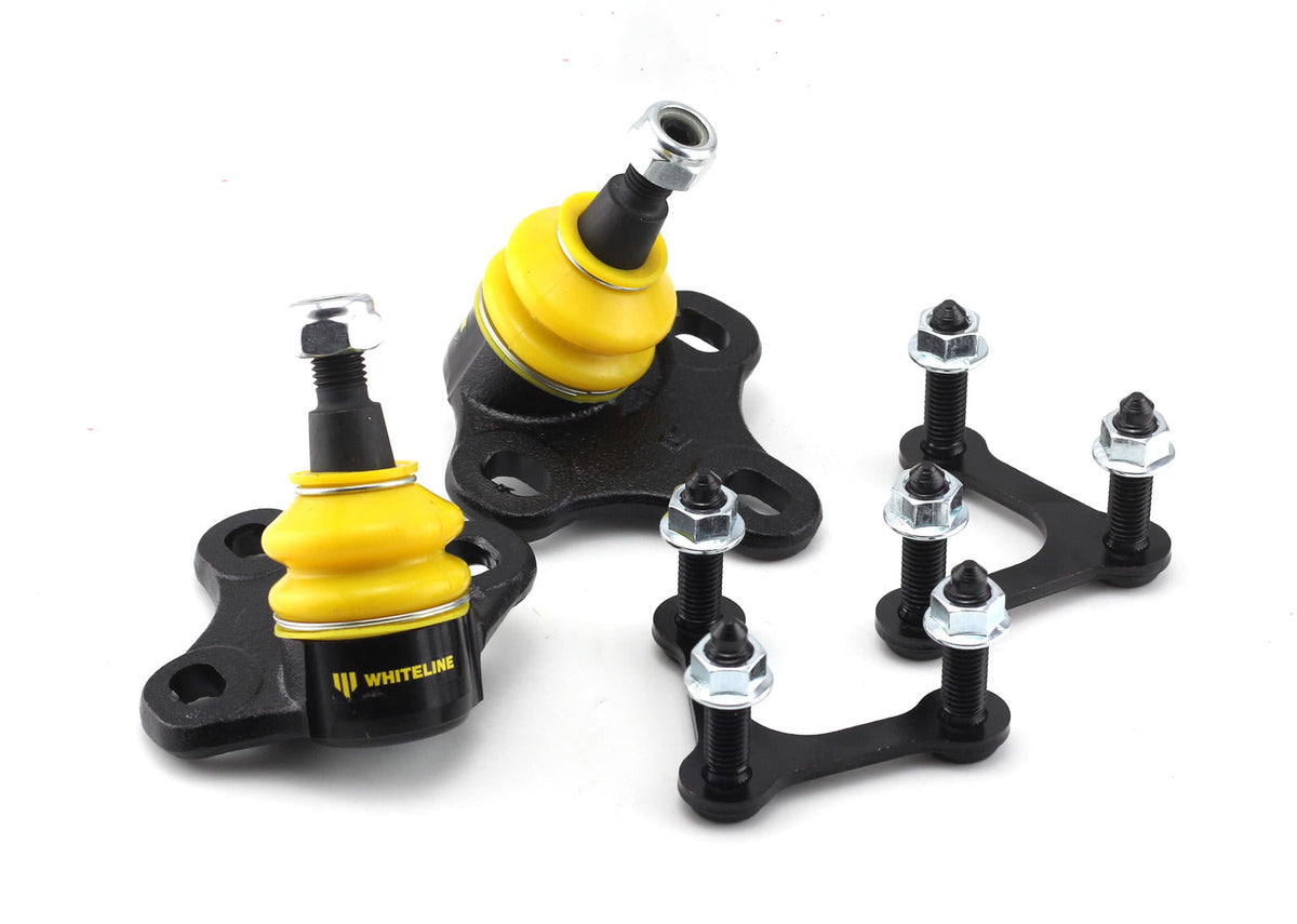 Whiteline front roll centre and bump steer correction bushes for Audi A3 S3, Skoda, VW Golf, Jetta (2003-2019).