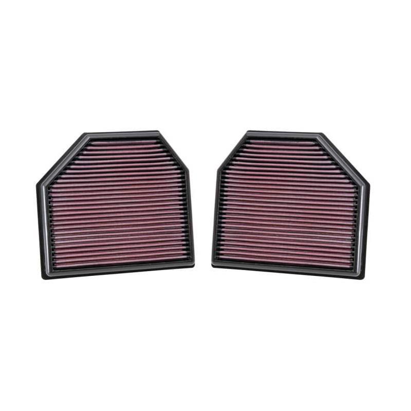 K&N panel air filter for BMW M3 M4 M2 S55 F80 F82 F83 F87, designed to improve engine airflow and performance.