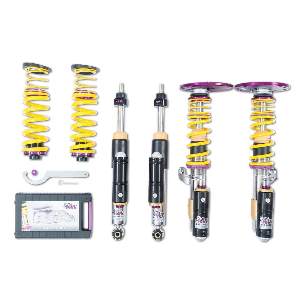 KW adjustable suspension for BMW M2 Clubsport F87