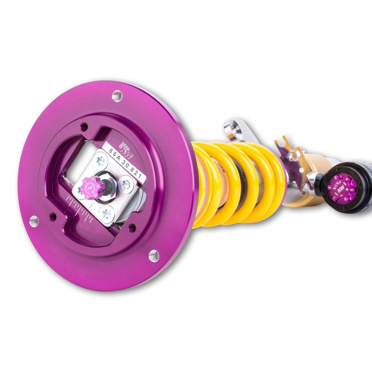 KW Suspension BMW M3 M4 ClubSport V3 coilover kit for F80/F82 models, featuring adjustable suspension components.
