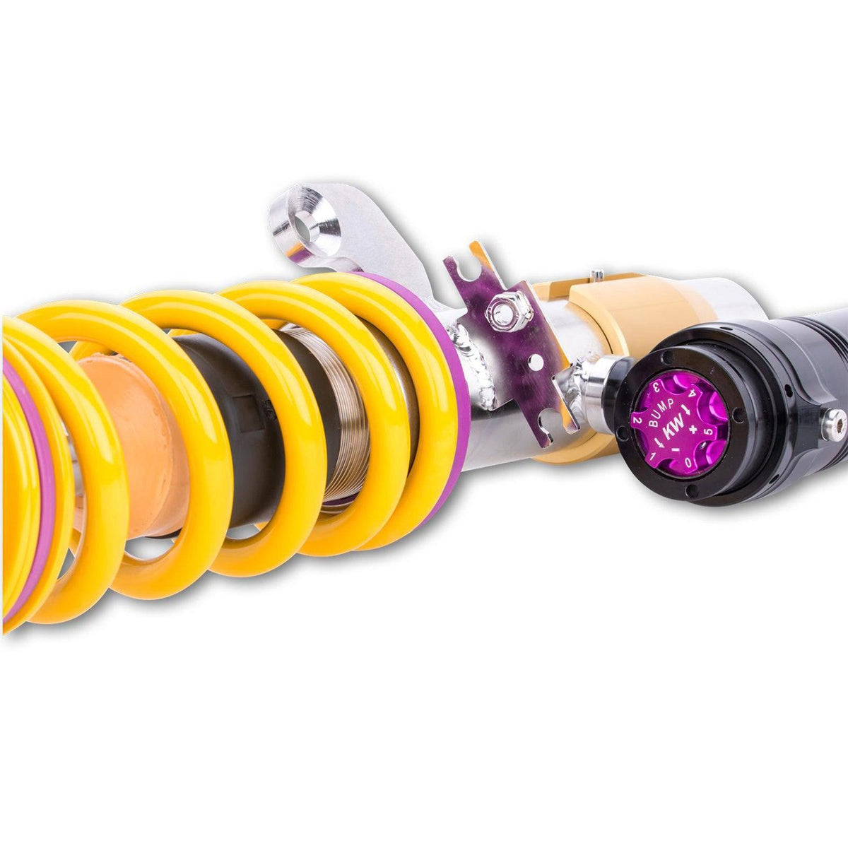 KW Suspension ClubSport V3 coilover kit for BMW M3 F80 and M4 F82 models before December 2014, featuring adjustable suspension components.