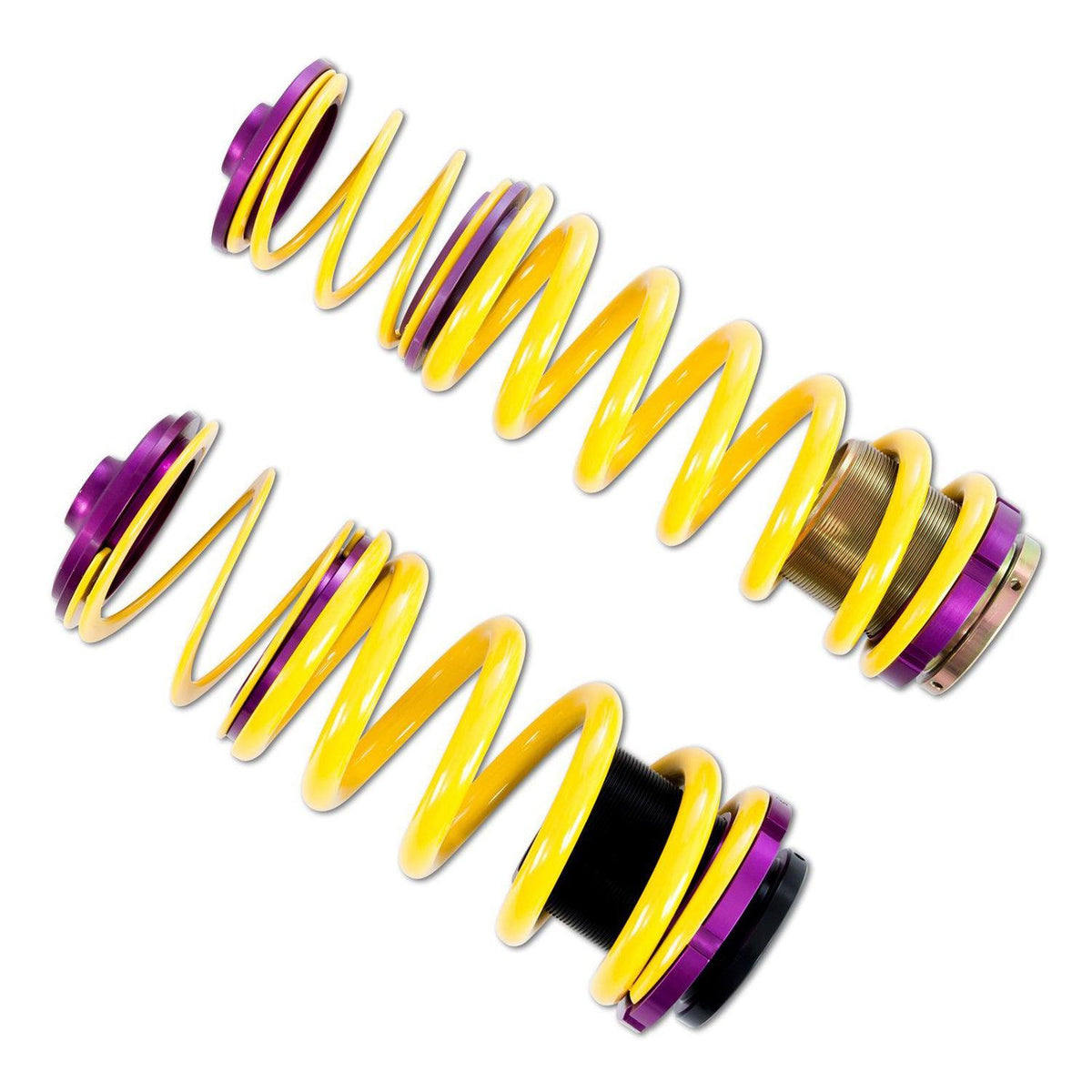 KW Suspension Mercedes C-Class height adjustable lowering spring kit for coilovers, non-EDC, with visible springs and coilover components