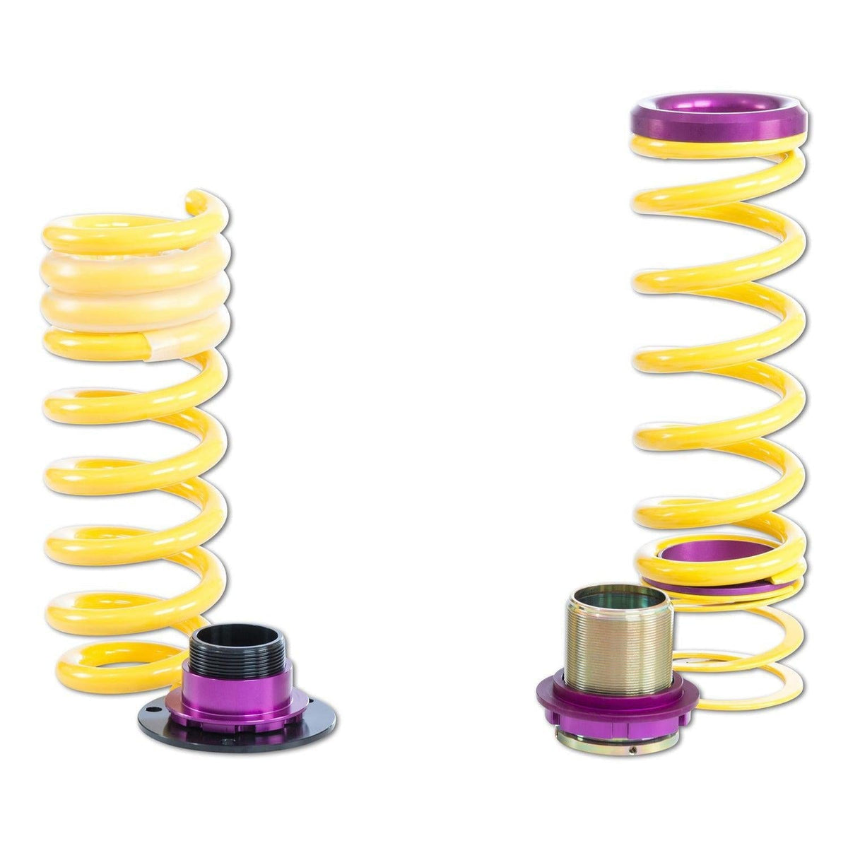 KW Suspension Mercedes C-Class height adjustable lowering spring kit for non-EDC models, featuring coilover suspension components.