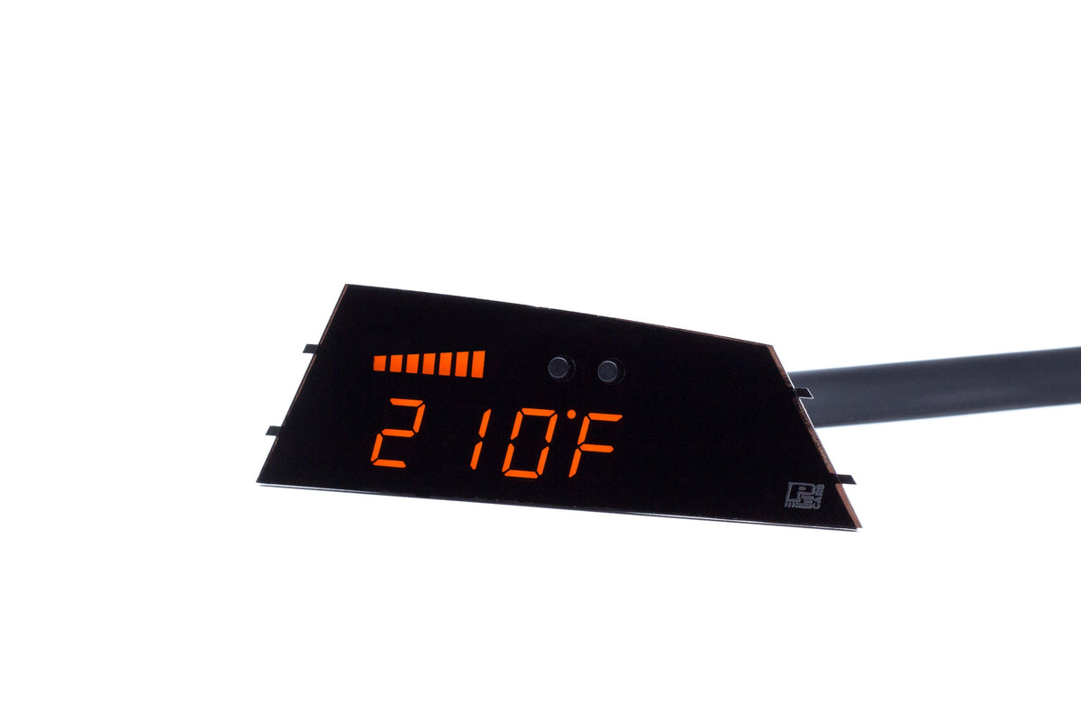 BMW 1 Series F20/F21 2013-2019 P3 Gauges V3 OBD2 gauge dials showing digital readouts and analog displays in black and chrome.