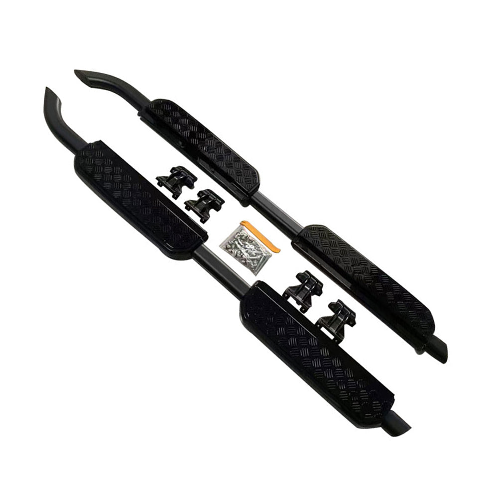 CT Carbon side steps for Land Rover Defender L663 110, durable accessory mounted along the vehicle side for easy entry and exit.