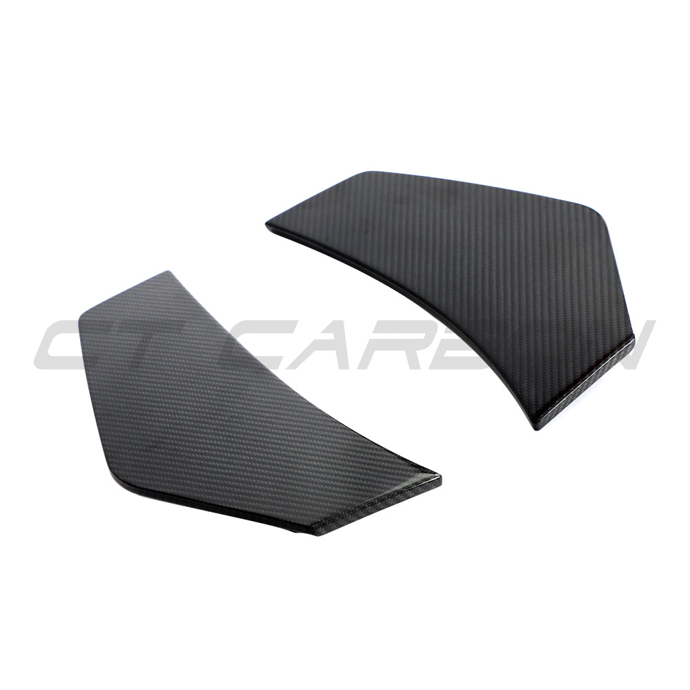 CT Carbon carbon fibre rear bumper corners for Audi R8 V10 Gen 2.5 2020-2023 car accessories, showing sleek, high-quality design.