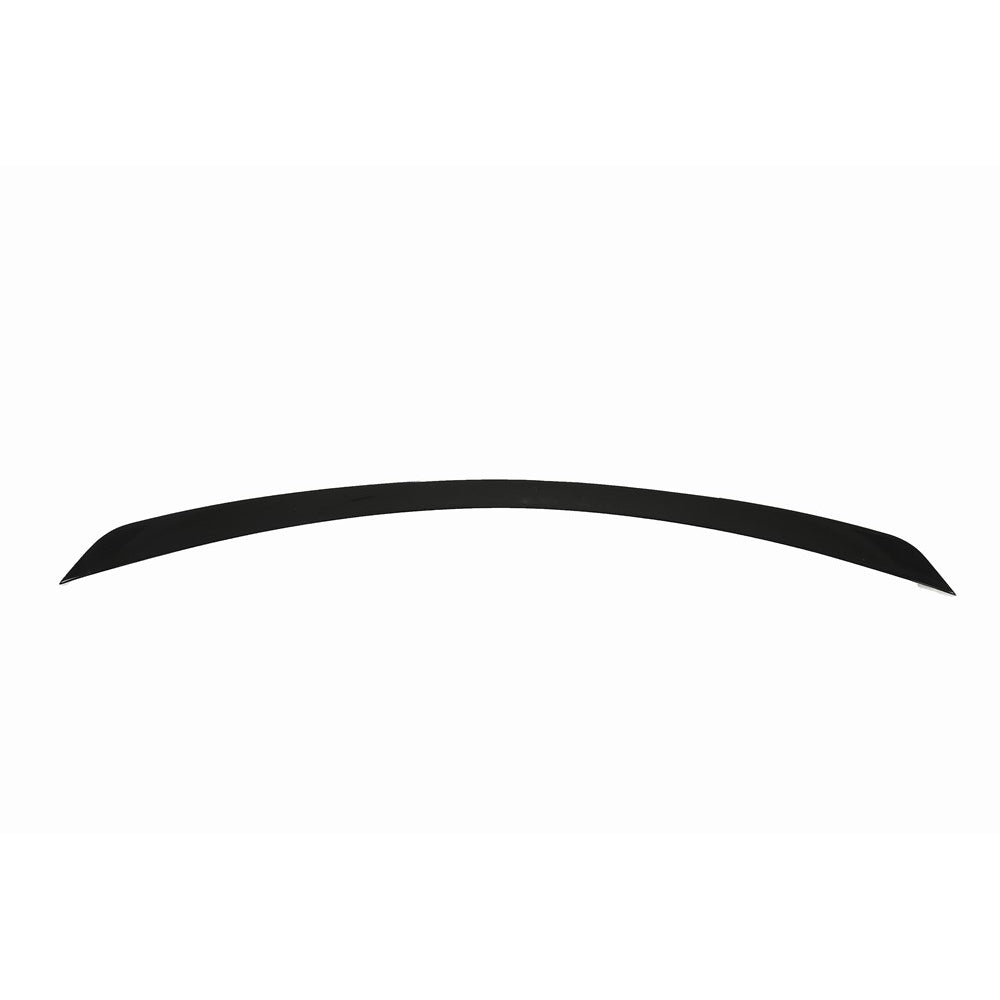 Mercedes W213 2016-2020 E-Class CT Carbon gloss black spoiler mounted on the rear of the vehicle.