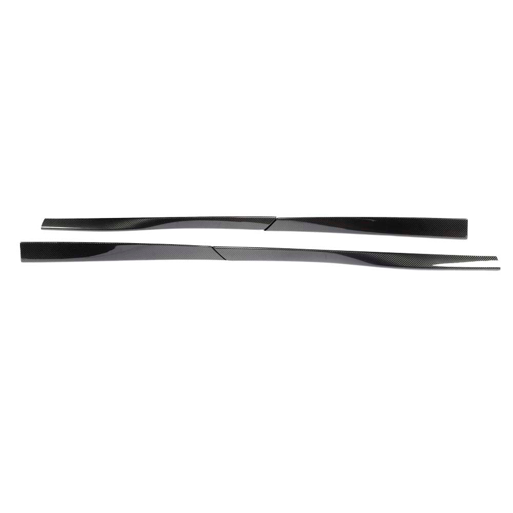 Carbon fiber side skirts for McLaren Artura 2023 by CT Carbon, showcasing sleek, lightweight automotive styling.