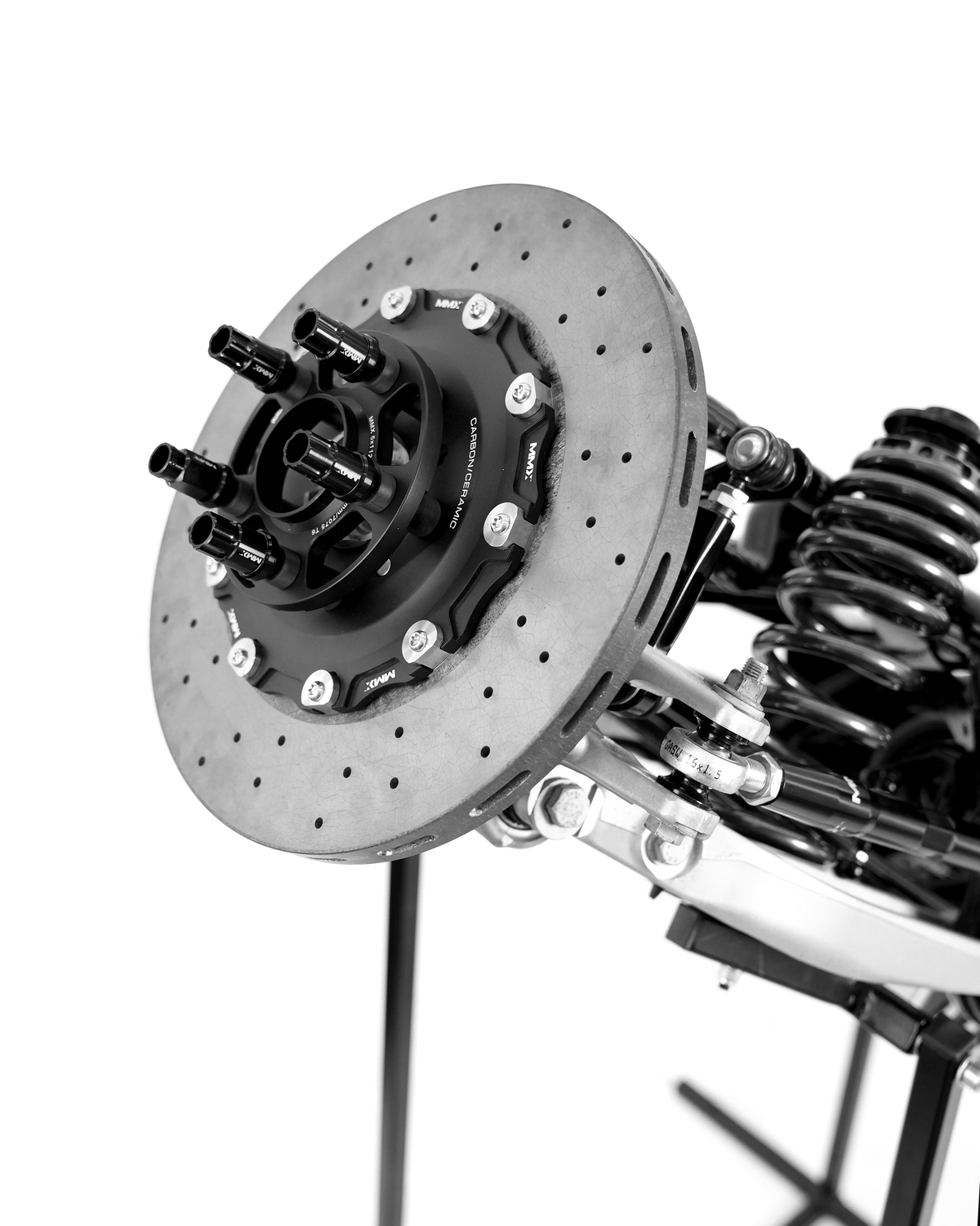MMX 370x24mm Two-Piece Carbon Ceramic Rear Brake Discs | BMW G8x M2 M3 M4 | MMX official photo 2