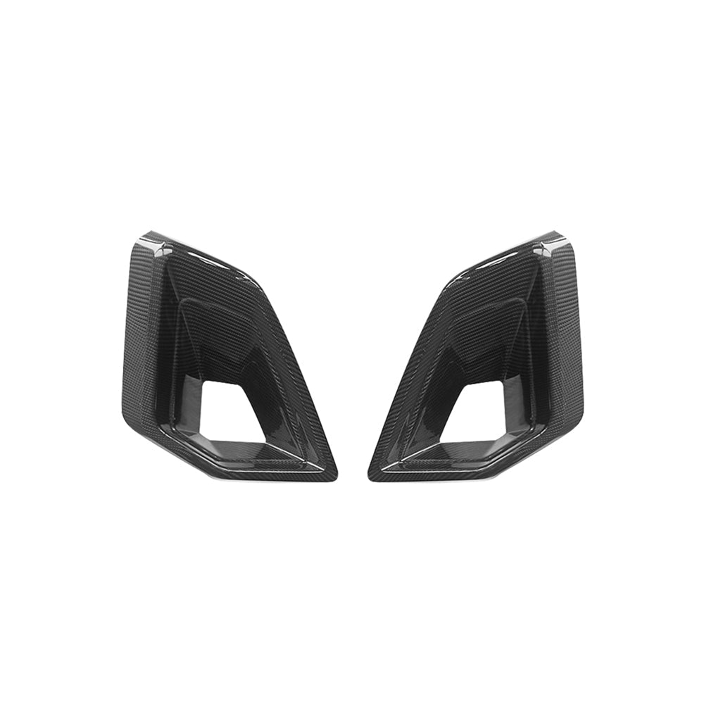 BMW G05 X5 LCI 2024 carbon fibre front duct add-on by CT Carbon, showcasing sleek aerodynamic design and high-quality finish