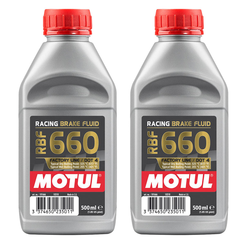 Motul RBF 660 Factory Line DOT 4 Racing Brake Fluid 1L (2 x 500ml)