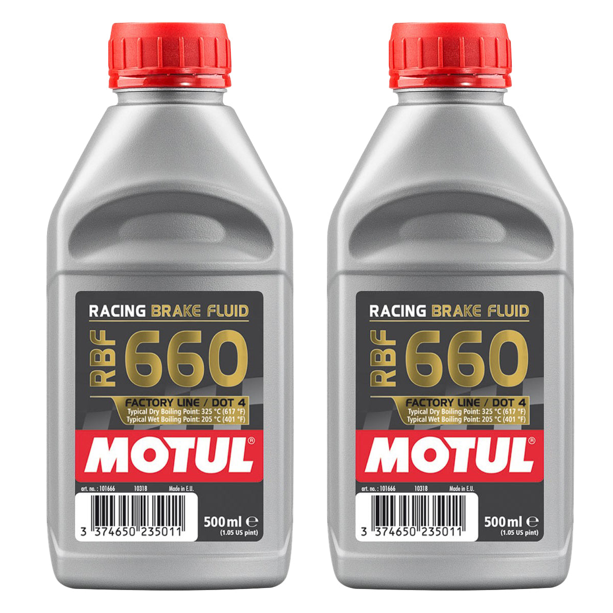 Motul RBF 660 Factory Line DOT 4 Racing Brake Fluid 1L (2 x 500ml)