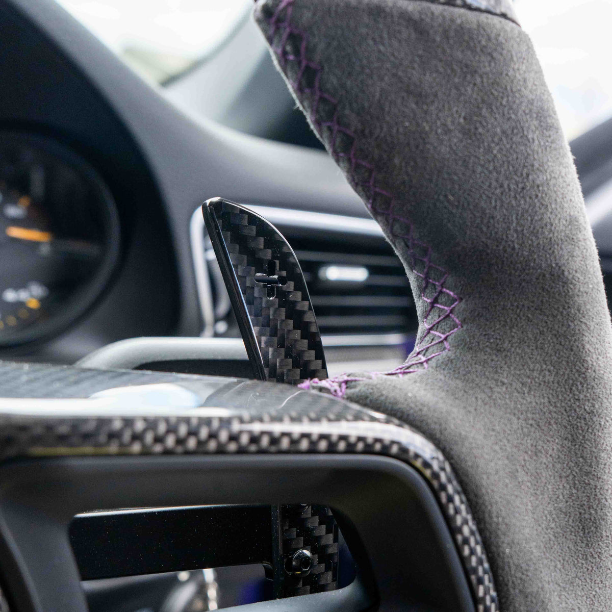 CT Carbon magnetic carbon fiber paddle shifters for Porsche 911, Cayman, Boxster, Cayenne, Macan 2013+ interior accessories