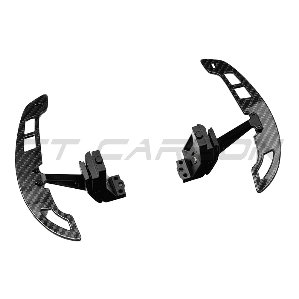 CT Carbon magnetic carbon fiber paddle shifters for Porsche 911, Cayman, Boxster, Cayenne, Macan 2017+ interior accessories.