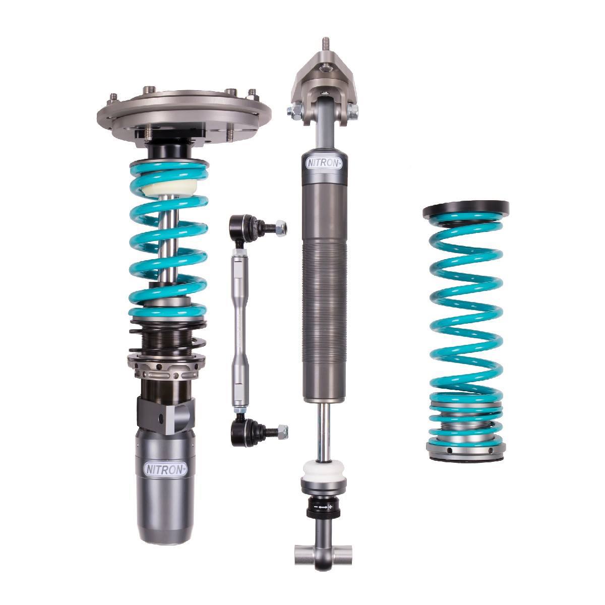 Nitron NTR R1 BMW coilover damper and spring components