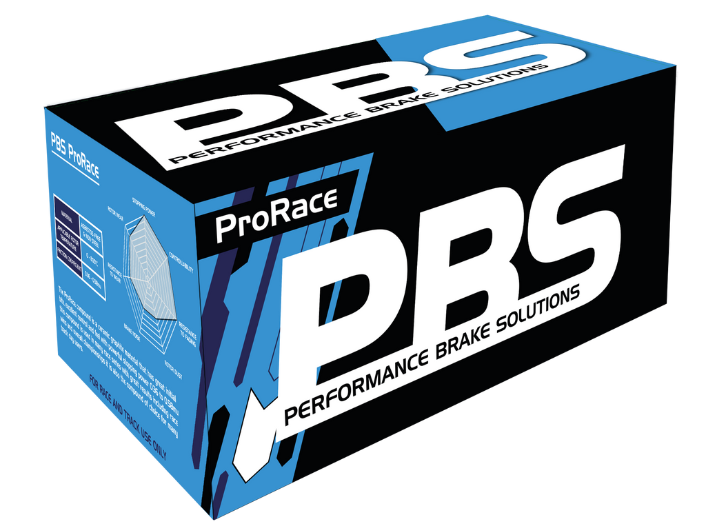 BMW 2 Series Coupe front brake pads by PBS, Performance Brake Solutions, designed for F22 & F87 Brembo calipers.