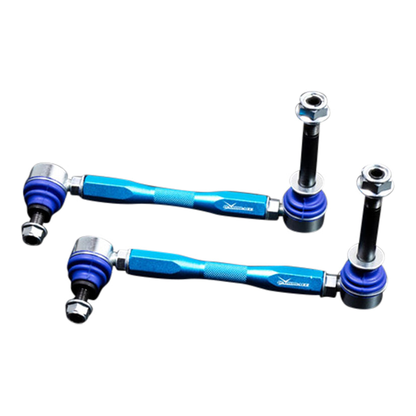 Hardrace Q1023 anti-roll bar link for Porsche 911 996 and 997, showing close-up of the black suspension component.