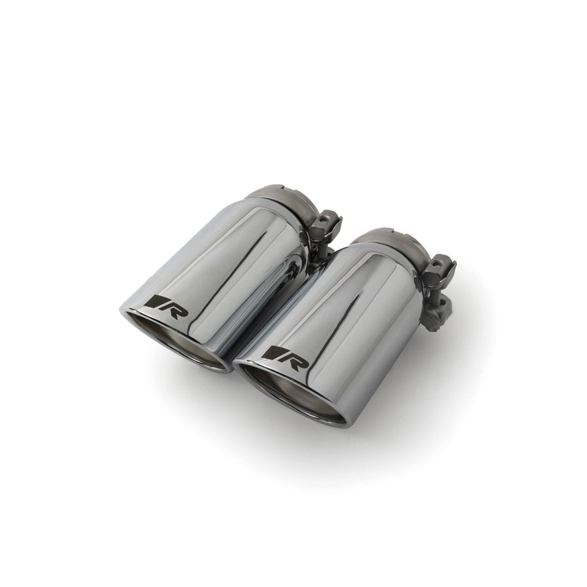 Remus BMW G42 M240i racing axle back exhaust system in stainless steel with chrome tips, showcasing performance-oriented design.