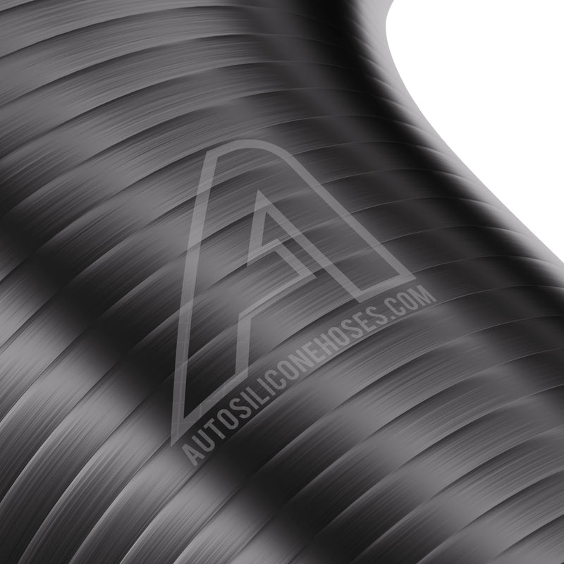Auto Silicone Hoses 180 Degree Silicone Hose 38mm, flexible car engine hose with smooth silicone surface and 180-degree bend.