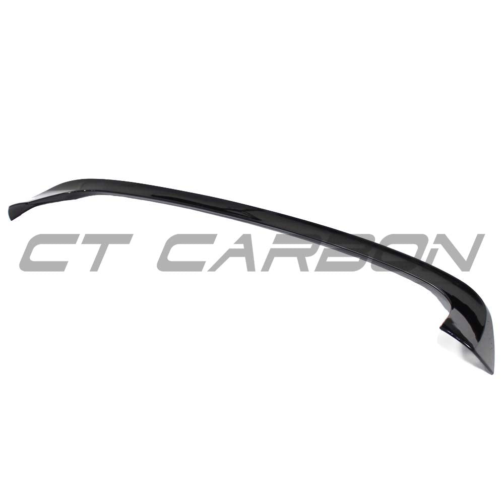 BMW F20 F21 1 Series LCI twin left gloss black spoiler kit by CT Carbon, showing sleek, aerodynamic design and high-quality finish.