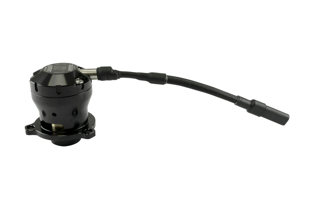Turbosmart BMW M2 F87 Kompact EM BOV VR11 dual port blow-off valve installed on engine side view