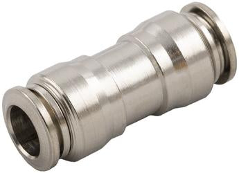 Nineteen72 Performance air ride fitting straight connector (PTC) shown in full width for mobile view, used for air suspension systems.