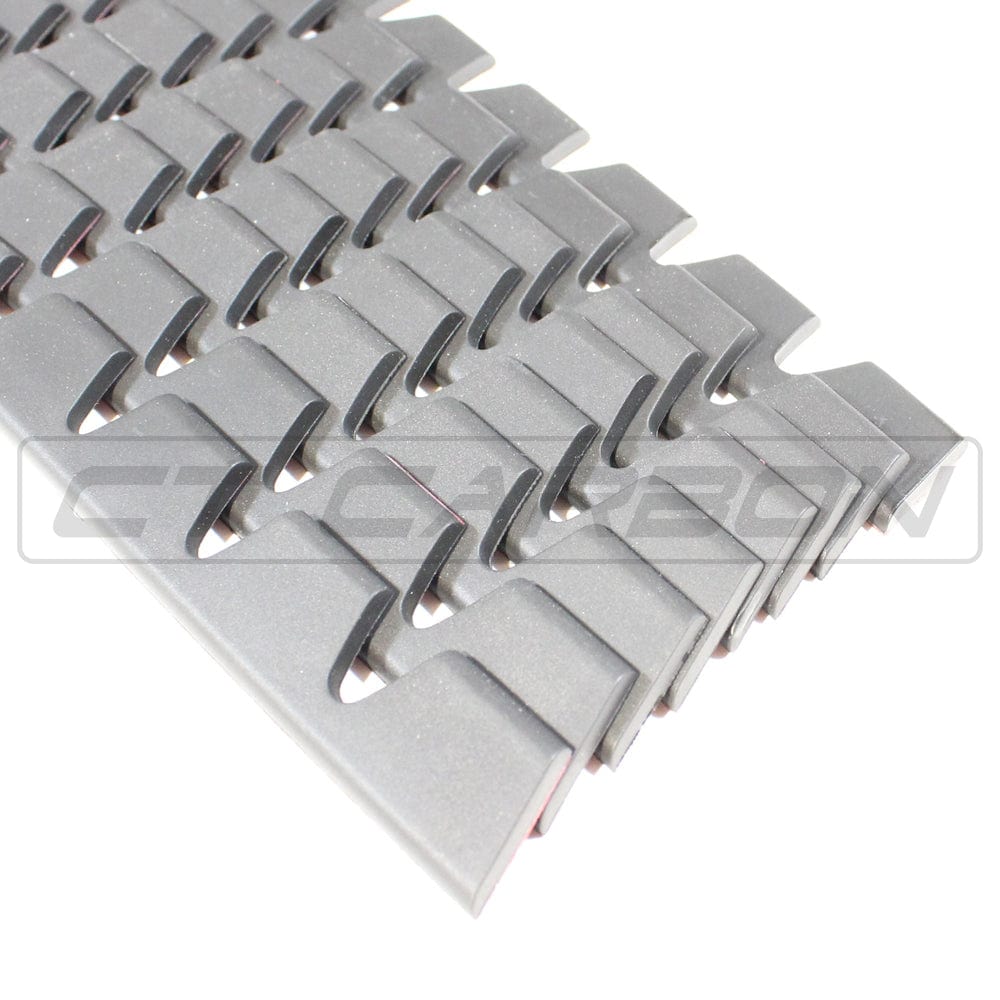 CT Carbon universal splitter lip protector, durable black splitter guard for vehicle protection.