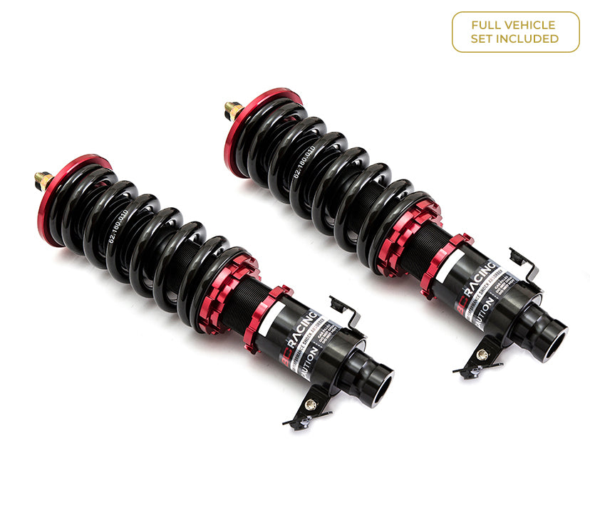 BC Racing V1 Series coilovers for Toyota Sienta NCP81G suspension upgrade, showing adjustable shock absorbers and coil springs.